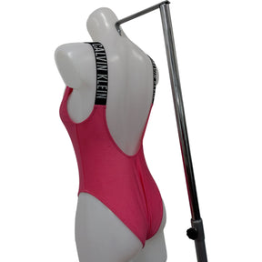 Calvin Klein Pink Intense Power Ribs Swimsuit