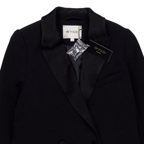 Wyse Black Blazer Jacket