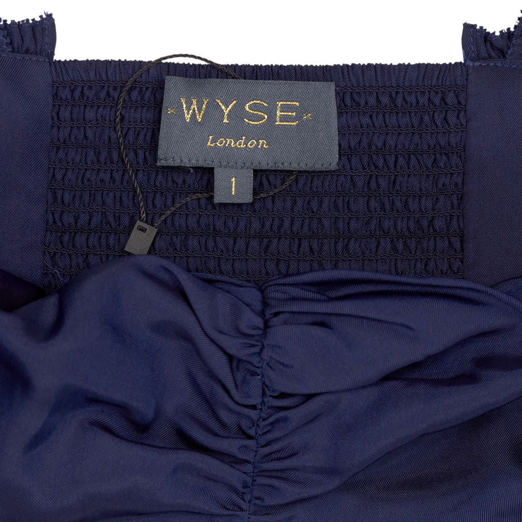 WYSE Midnight Off-Shoulder Dress