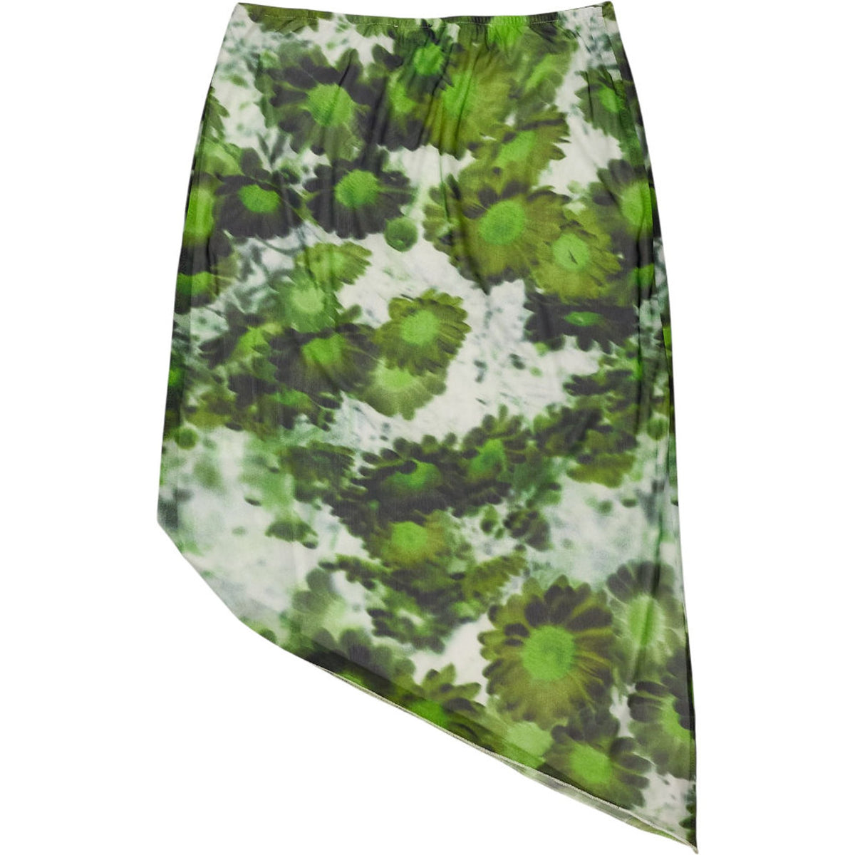 Motel Green Blurred Daisy Skirt