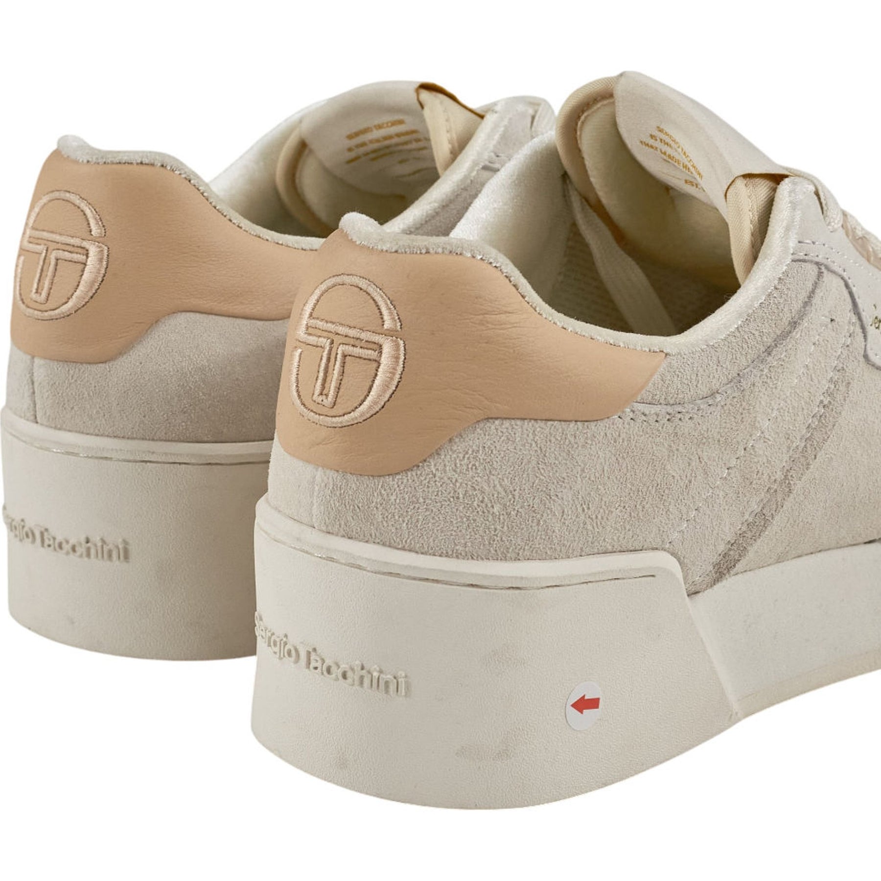 Sergio Tacchini Beige Suede Trainers Not visible but measures as a size 5