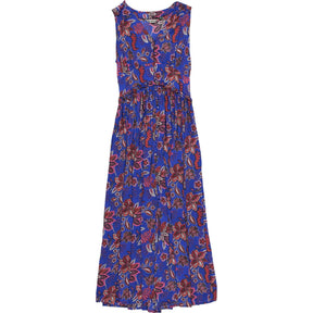 Baukjen Blue Floral Midi Dress