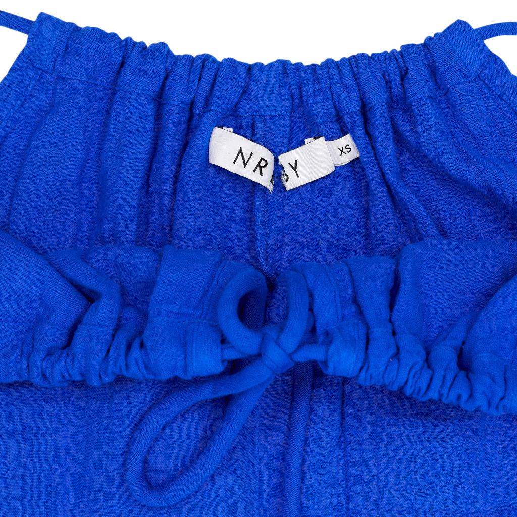 NRBY Blue Cotton Jumpsuit