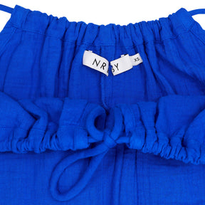 NRBY Blue Cotton Jumpsuit