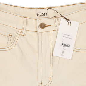 Hush Ecru Essential Denim Shorts