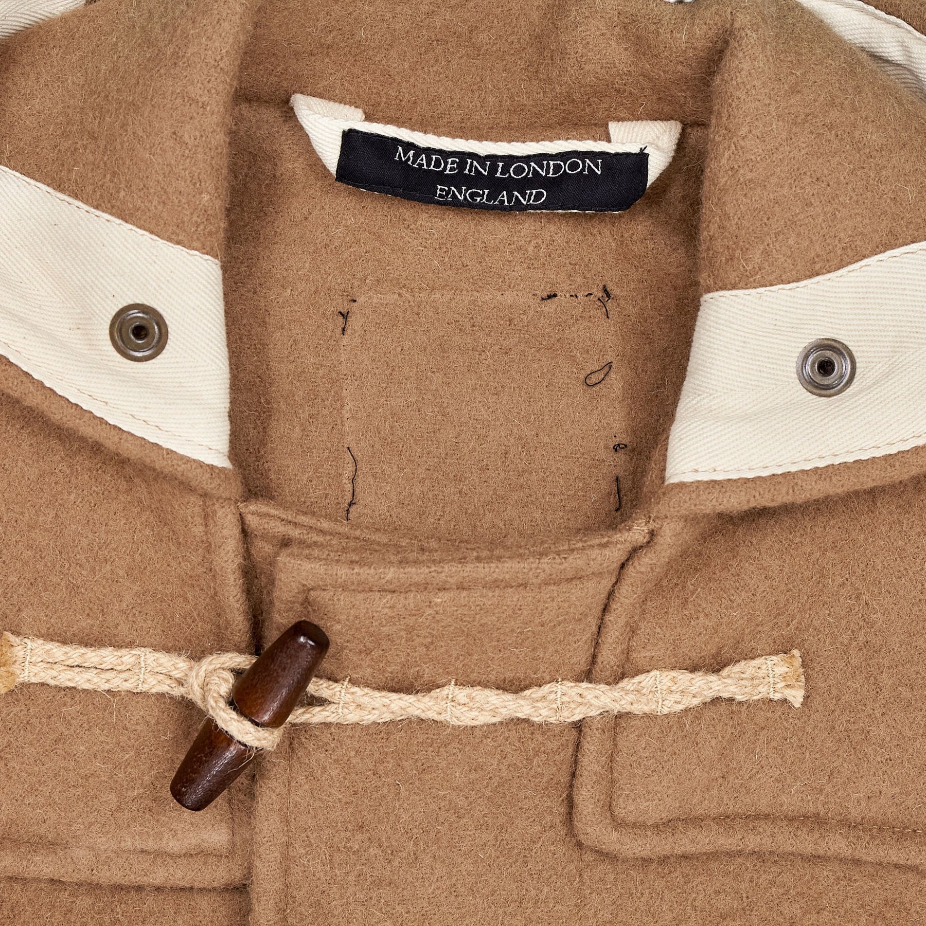 Gloverall Brown Wool Duffle Coat