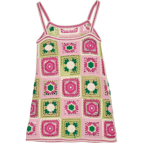 Jovonna Multicolour Crochet Dress