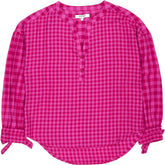 NRBY Pink Check Blouse