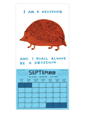 David Shrigley Official and Exclusive 2027 Wall Calendar