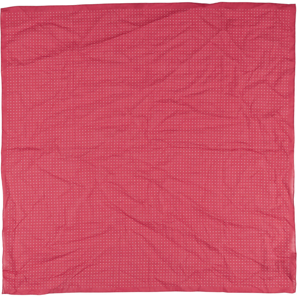 Anderson & Sheppard Red Spotted Cotton Neckerchief