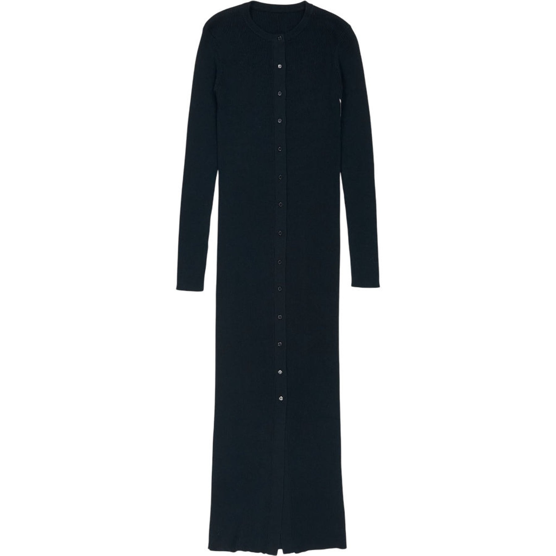 OMNES Black Marley Dress Cotton
