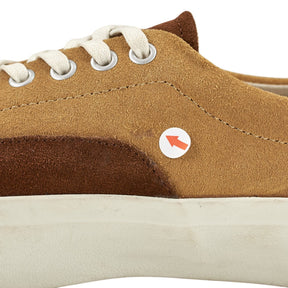 YMC Brown Beige Suede Trainers UK3