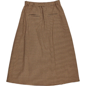 WYSE Brown Check Skirt