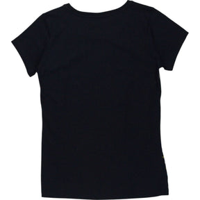 Mother of Pearl Owl Black Graphic T-Shirt