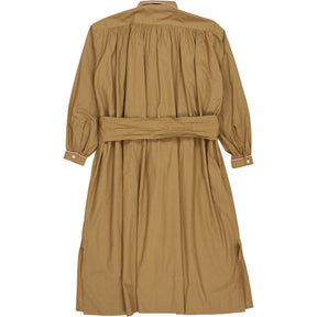 Aimé Brown Belted Shirt Dress