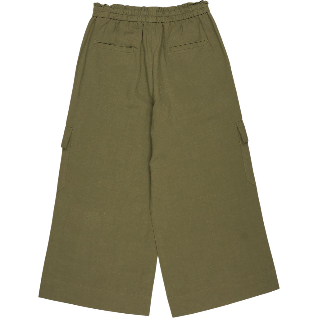 Wyse Khaki Green Aniyah Culotte Trousers