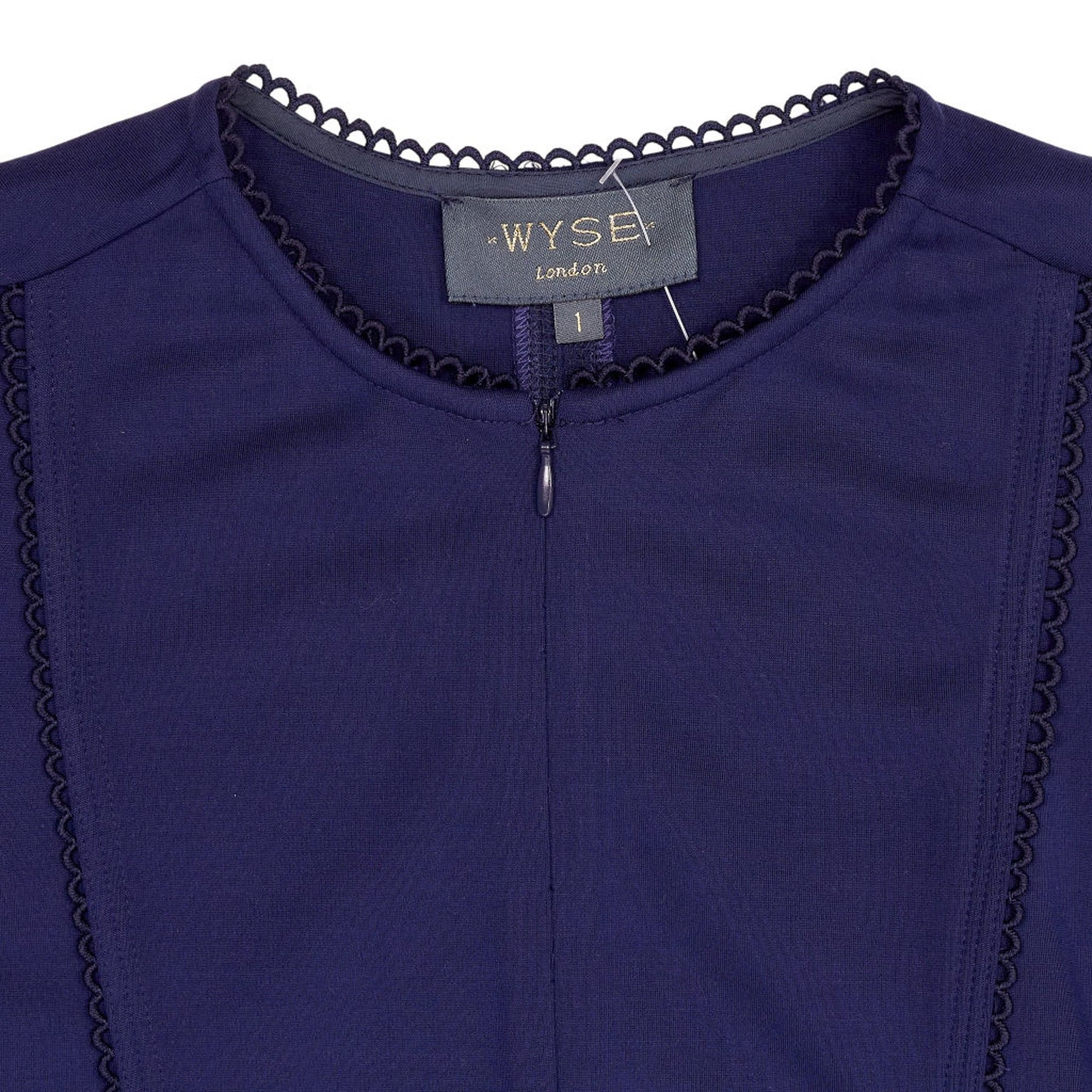 WYSE Blue Alma Shift Dress