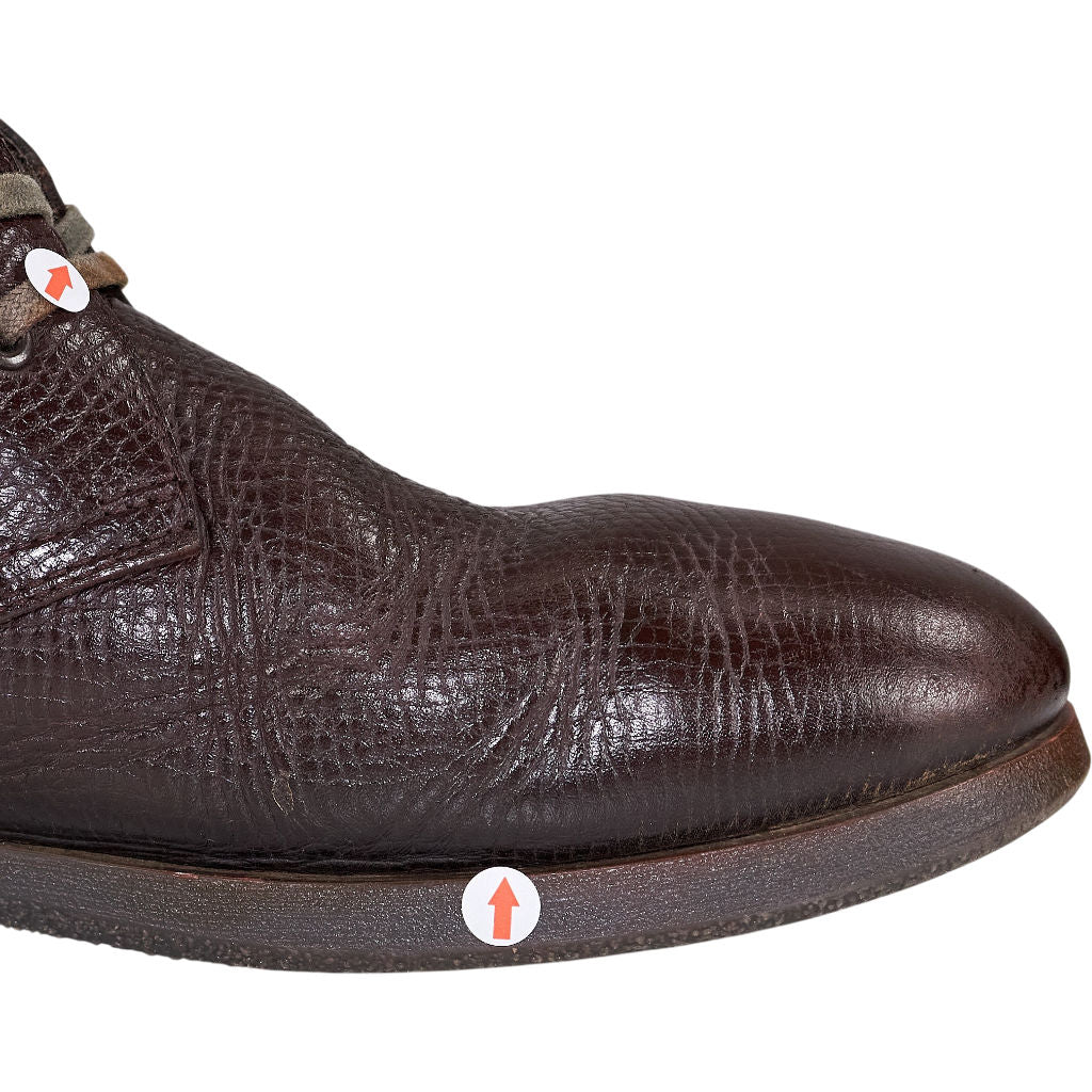 Ferragamo Brown Leather Chukka Boots