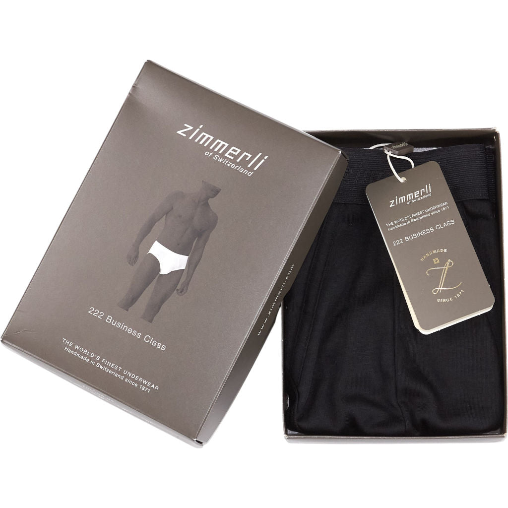 Zimmerli Black 222 Business Class Briefs