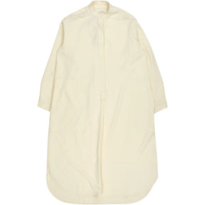 Studio Nicholson Milk Dry Drape Twill Shirt Dress