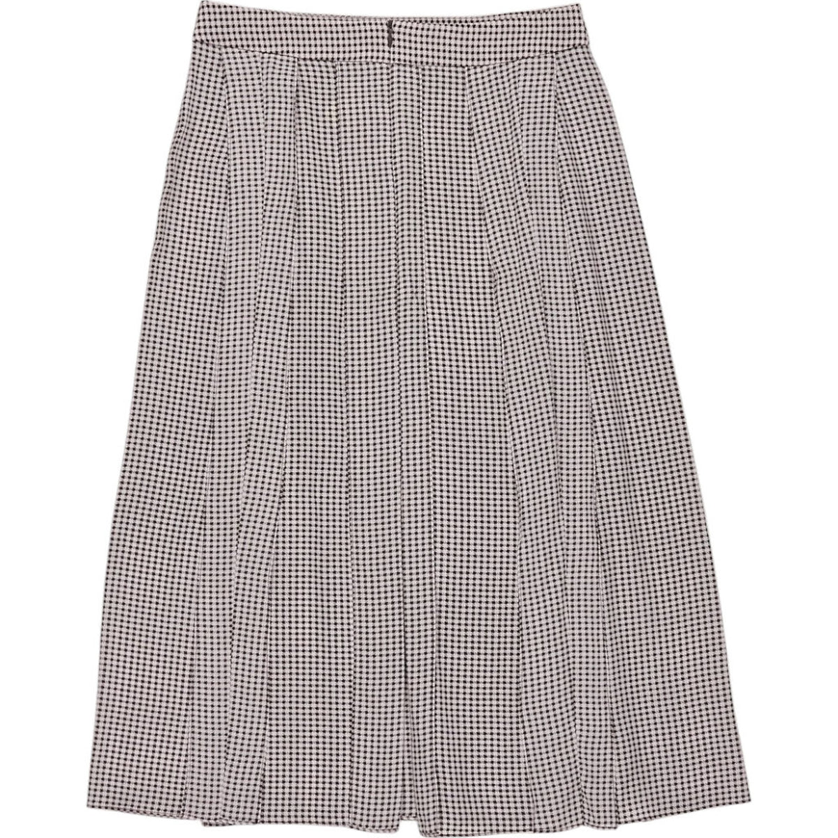 Joseph Brown Houndstooth Midi Skirt