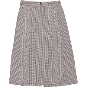 Joseph Brown Houndstooth Midi Skirt