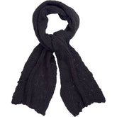 YMC Black Knit Scarf