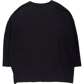 Hush Black V Neck Wide Jersey Top