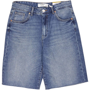 Pull & Bear Blue Denim Baggy Shorts