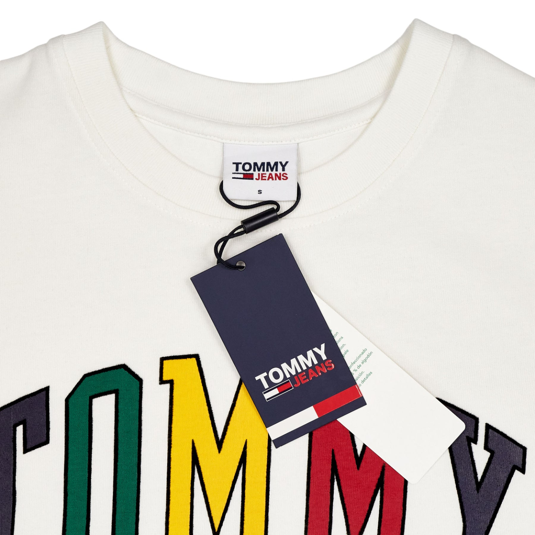 Tommy Jeans White Multi Logo T-Shirt