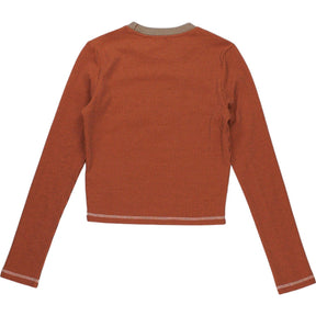 Basic Pleasure Mode Striped Long Sleeve Top