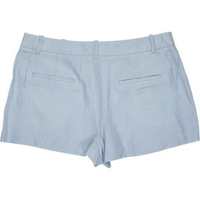 Zara Light Blue Linen Blend Shorts