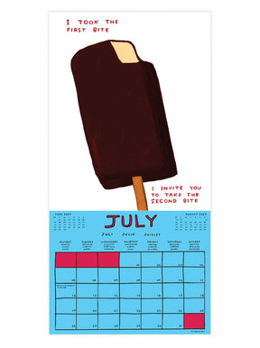 David Shrigley Official and Exclusive 2027 Wall Calendar