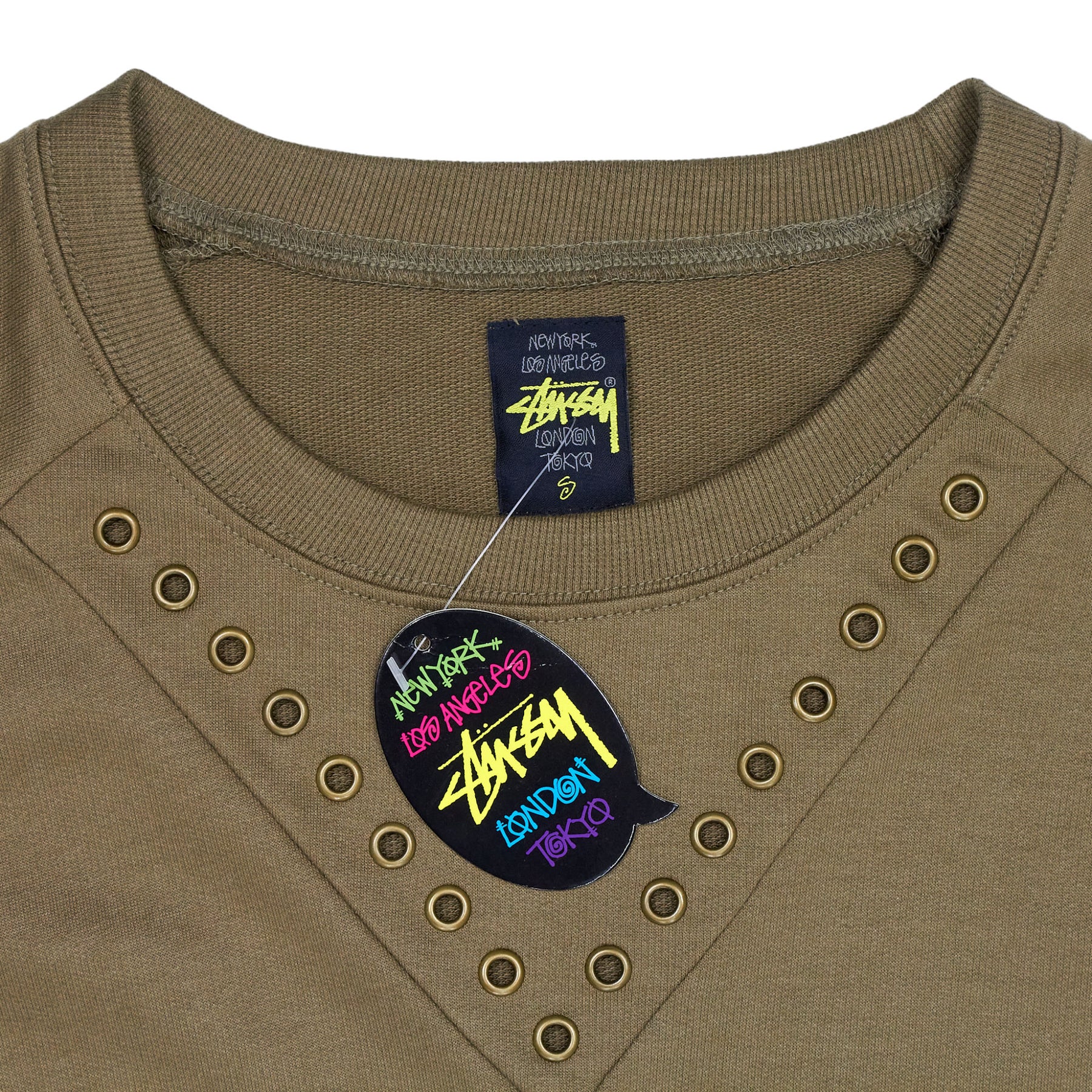 Stussy Khaki Sweatshirt