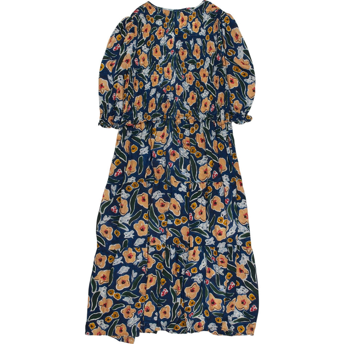 Baukjen Blue Floral Midi Dress