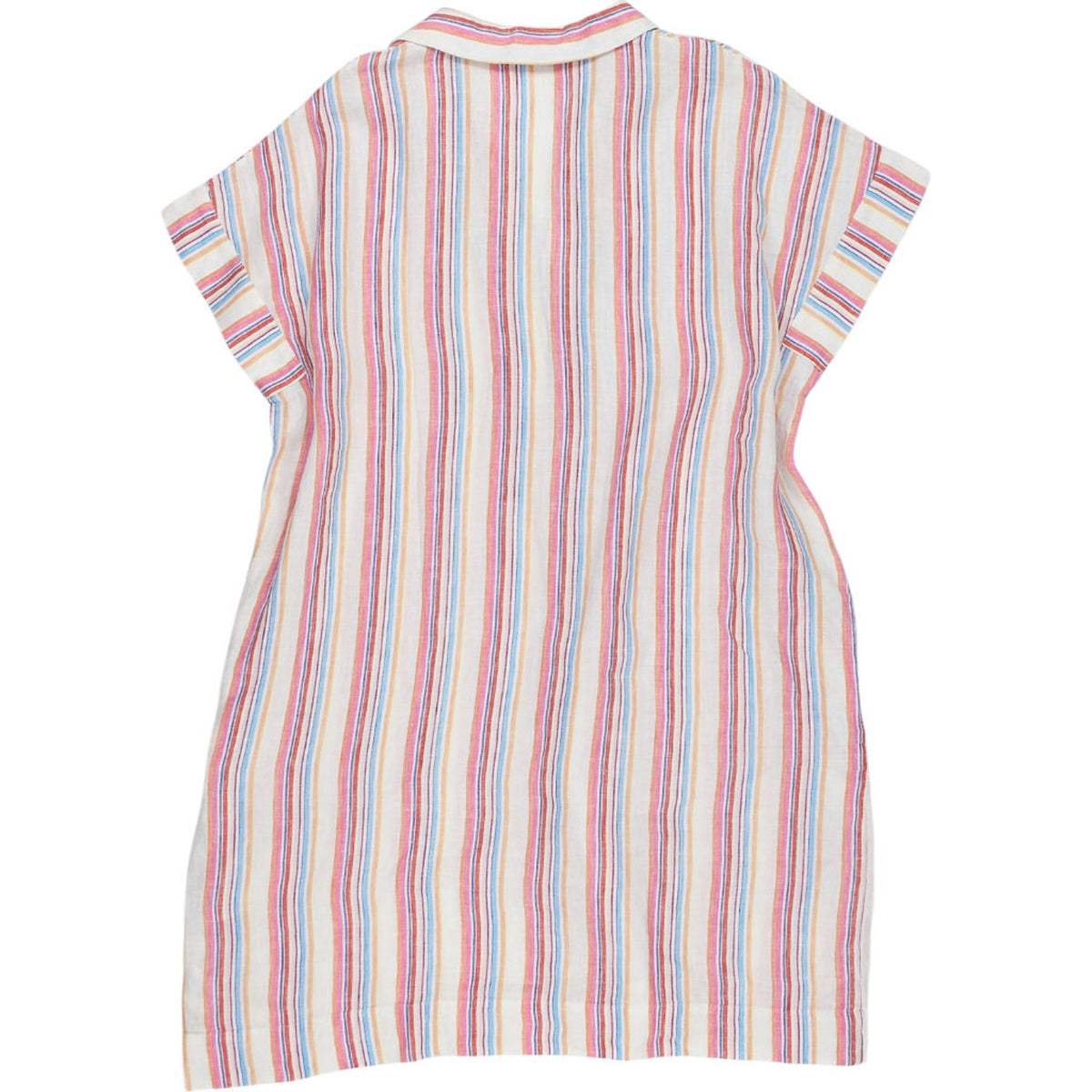 NRBY Multicolour Striped Linen Shirt Dress