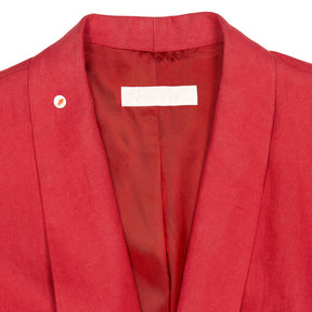 Nicole Farhi Red Linen Blazer