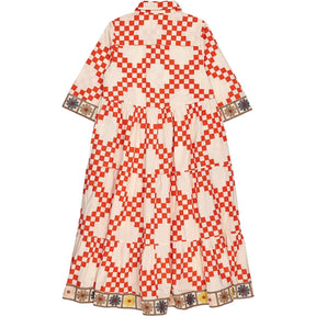 Bonté Poppy Red Checkered Koko Dress