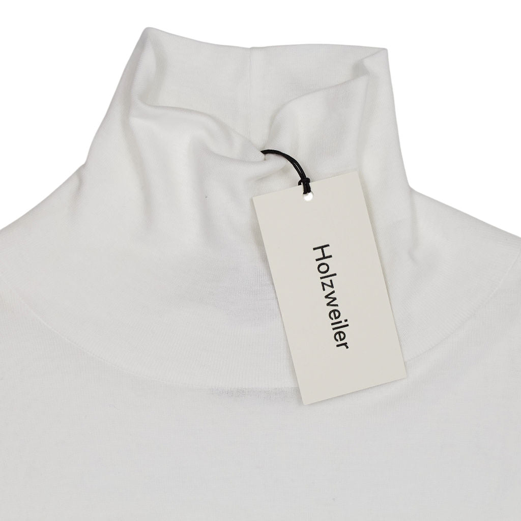 Holzweiler White Long Sleeve Turtleneck Top