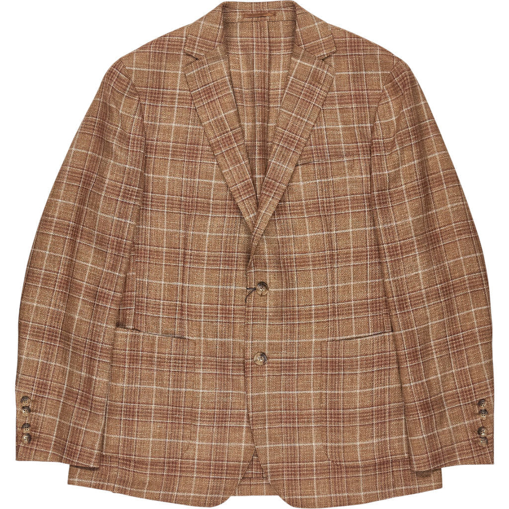 Hackett Brown Check Blazer
