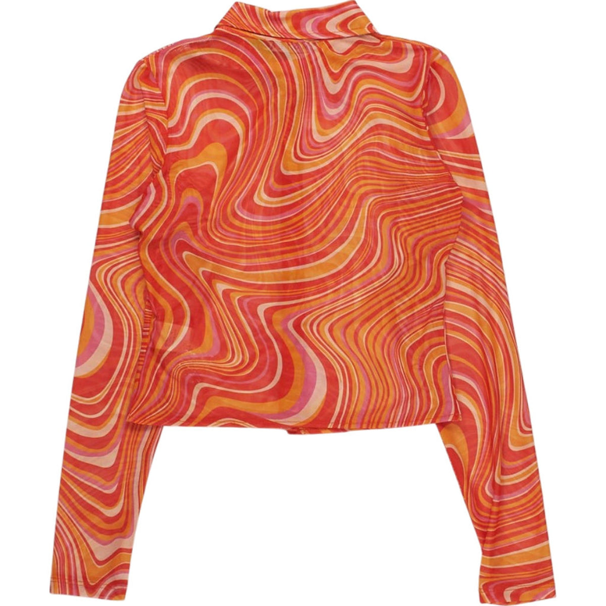 Motel Orange Kelly Shirt Top