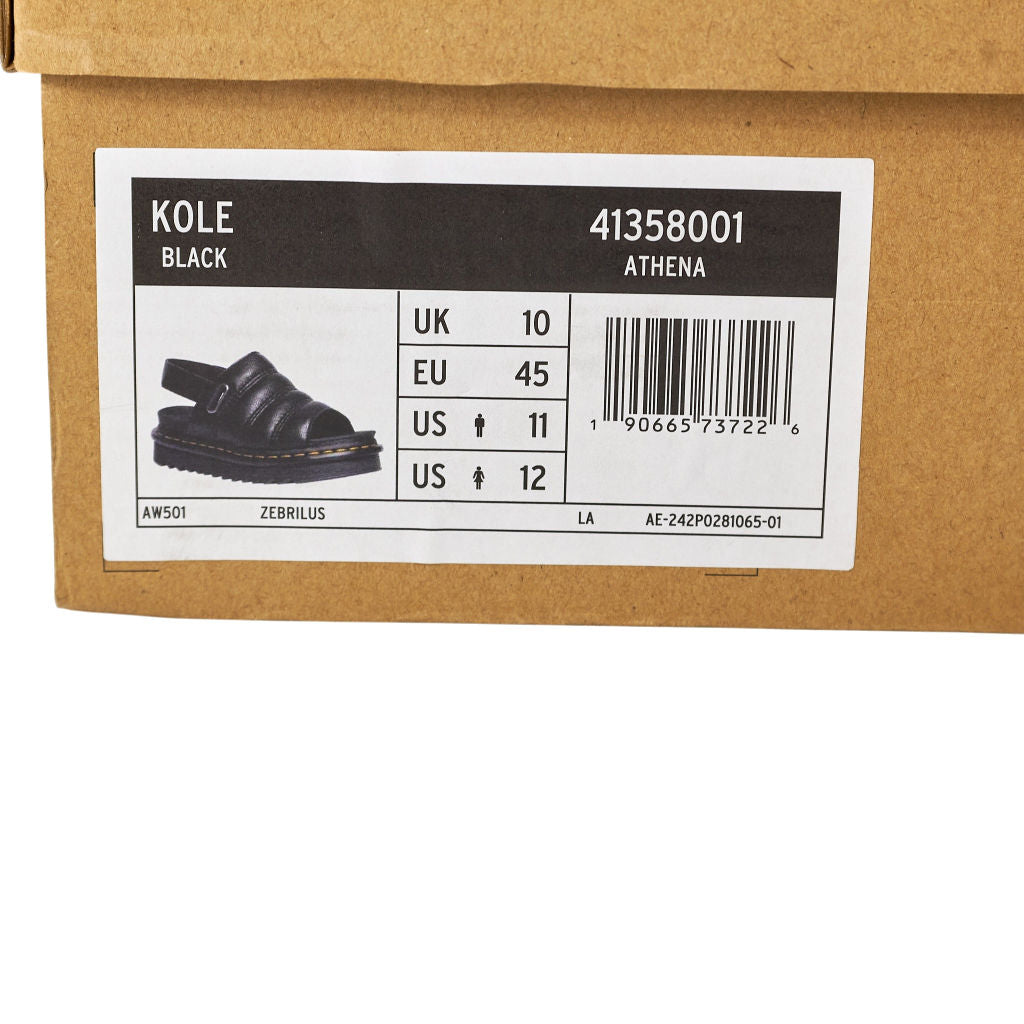 Dr.Martens Kole Black Athena Sandals