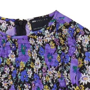 ASOS Design Purple Floral Jumpsuit