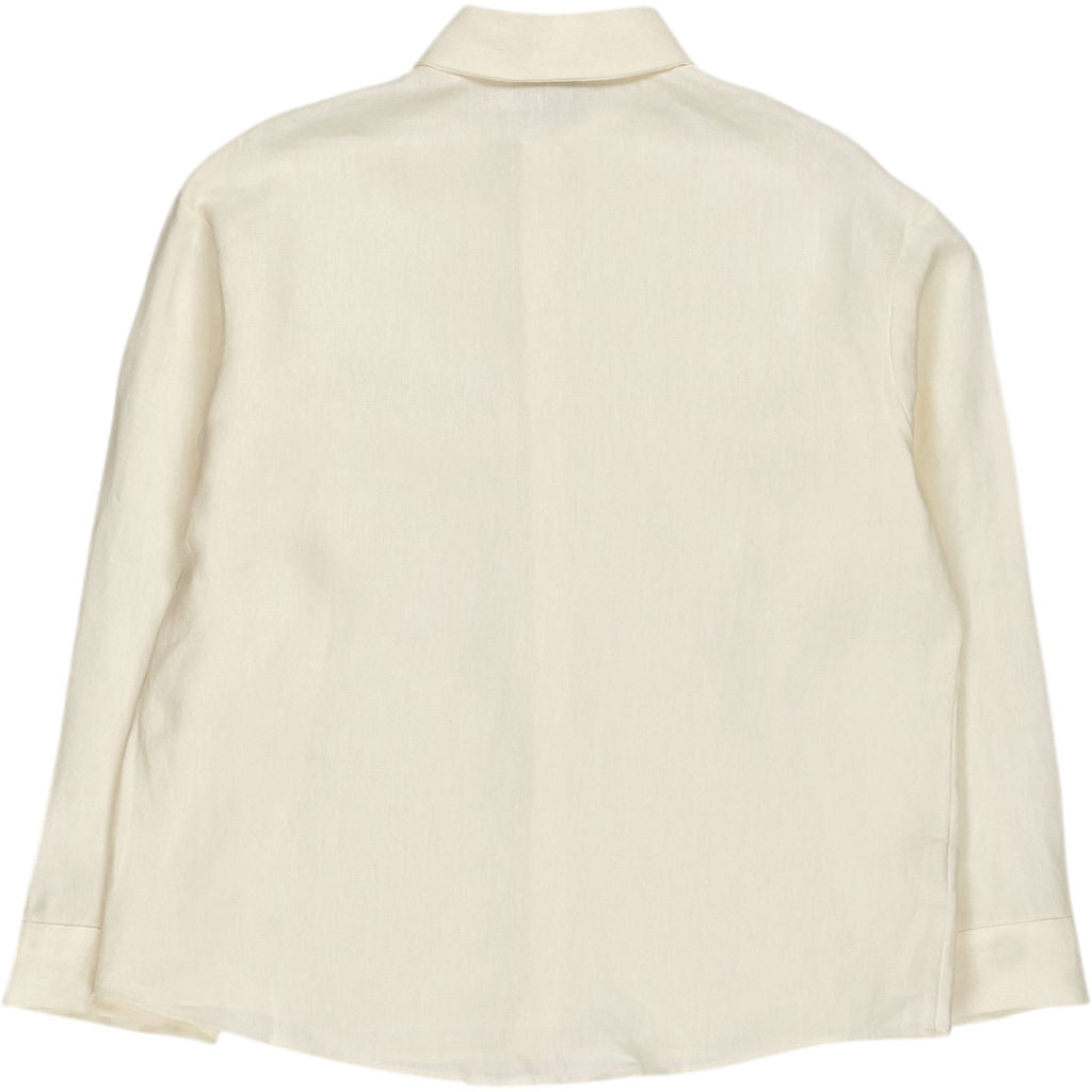 Rose Uniacke Cream Linen Trouser Suit