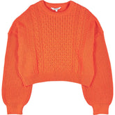 Omnes Orange Cable Knit Jumper