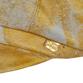 Stephen Jones Jonesboy Yellow Patterned Baker Boy Cap