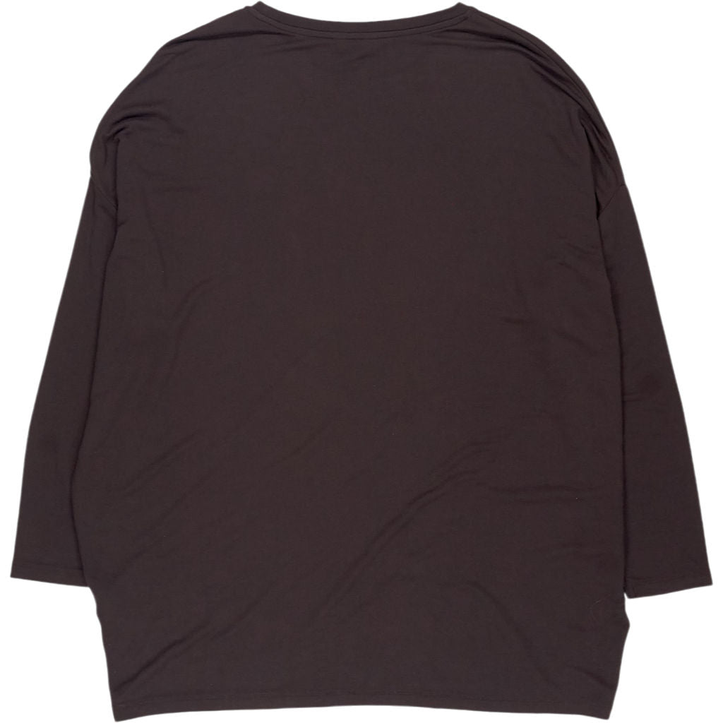 Hush Chocolate Brown Gillian Wide Jersey Top