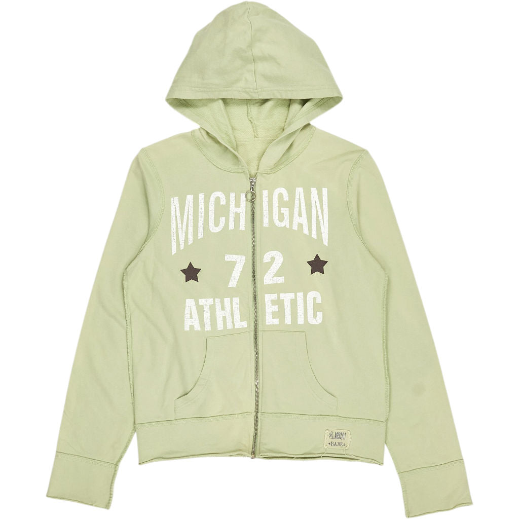 New Look Green Michigan Hooded Sweatshirt