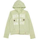 New Look Green Michigan Hooded Sweatshirt
