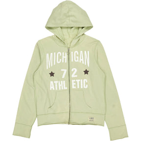 New Look Green Michigan Hooded Sweatshirt